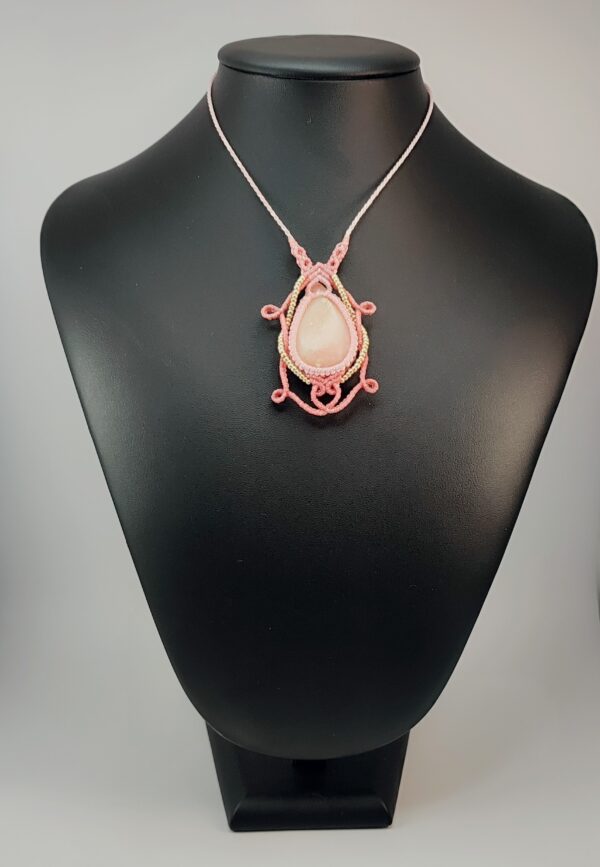 Collier Opale Rose - Image 3